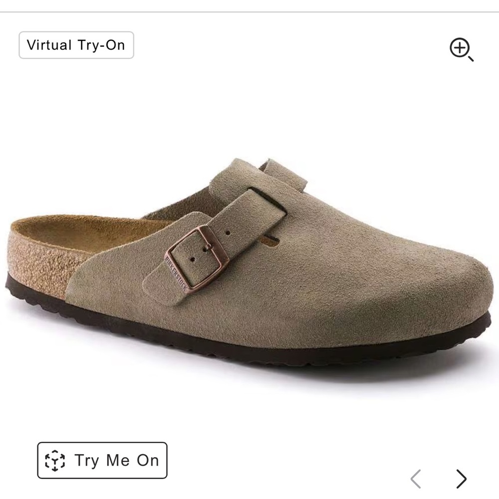 Birkenstock Boston Brown Suede Clog